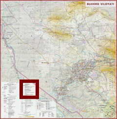 Карта Бухарской области Карта Бухарской области