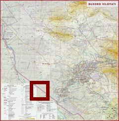 Карта Бухарской области Карта Бухарской области