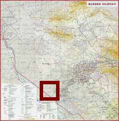 Карта Бухарской области Карта Бухарской области