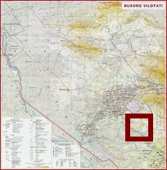 Карта Бухарской области Карта Бухарской области