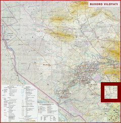 Карта Бухарской области Карта Бухарской области