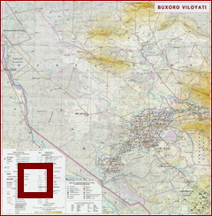 Карта Бухарской области Карта Бухарской области