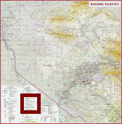 Карта Бухарской области Карта Бухарской области
