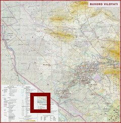 Карта Бухарской области Карта Бухарской области