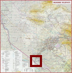 Карта Бухарской области Карта Бухарской области