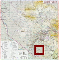 Карта Бухарской области Карта Бухарской области