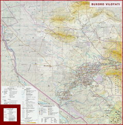Карта Бухарской области Карта Бухарской области