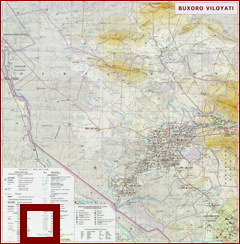Карта Бухарской области Карта Бухарской области