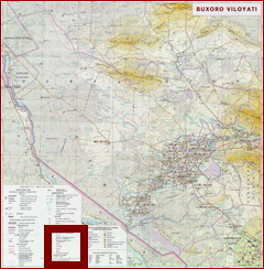 Карта Бухарской области Карта Бухарской области