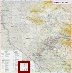 Карта Бухарской области Карта Бухарской области