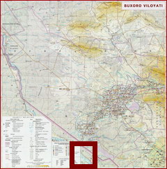 Карта Бухарской области Карта Бухарской области