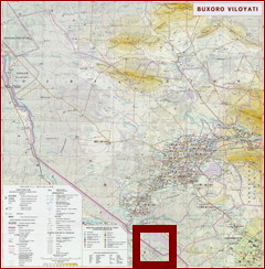 Карта Бухарской области