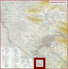 Карта Бухарской области Карта Бухарской области
