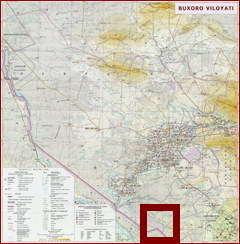 Карта Бухарской области Карта Бухарской области