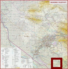 Карта Бухарской области Карта Бухарской области