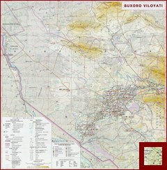 Карта Бухарской области Карта Бухарской области