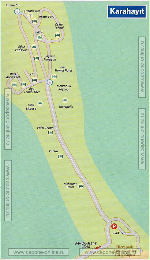 Карта посёлка Карахаит