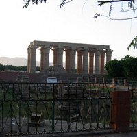 Луксорский храм. Вид сзади