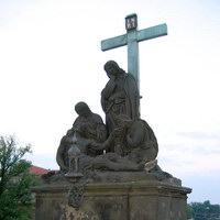 Мадонна, Мария Магдалина и Иоанн Креститель оплакивают Иисуса