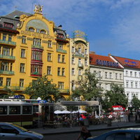 Здание Гранд-отеля Европа на Вацлавской площади
