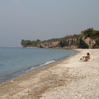 Пляж Айдынлык в парке Дилек близ Кушадасы