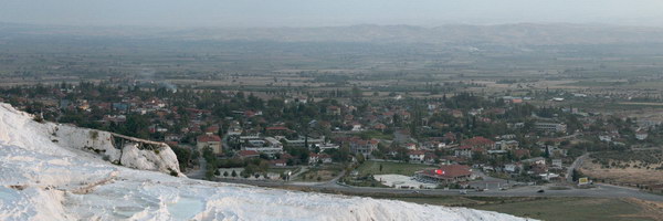 Панорама посёлка Памуккале