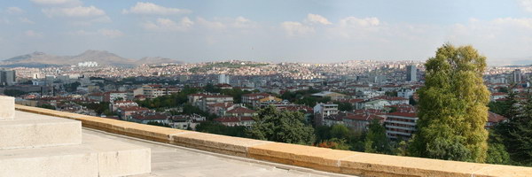 Панорамы Анкары от мавзолея Аныт-Кябир