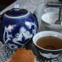 Чай на завтрак в отеле Рамз
