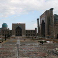 Площадь Регистан в Самарканде