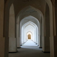 Внутри мечети Калян в Бухаре