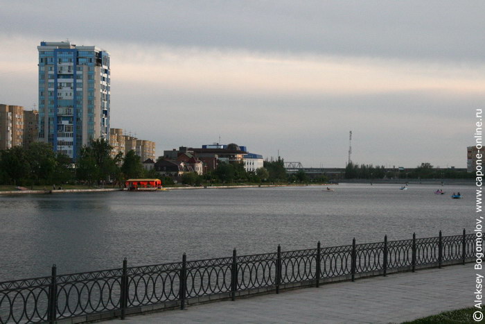 Приволжский затон в Астрахани