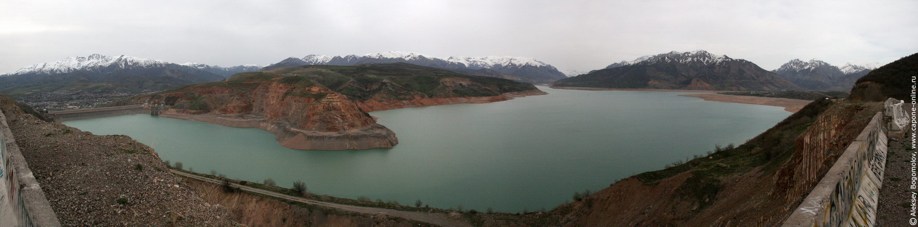 Чарвакское водохранилище платина