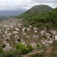 Заброшенная деревня Каякёй близ Фетхие