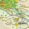 Карта провинции Денизли