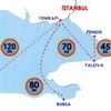 Маршруты и расписание морских автобусов в Стамбуле